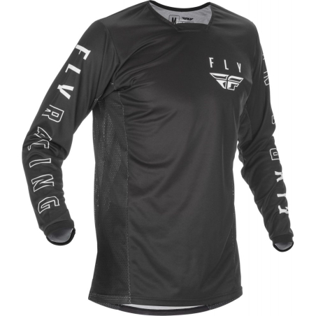MAILLOT FLY KINETIC K121 2021 NOIR/BLANC Maillot moto cross