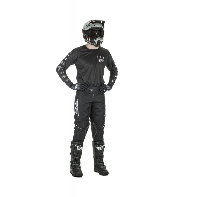 MAILLOT FLY KINETIC K121 2021 NOIR/BLANC Maillot moto cross