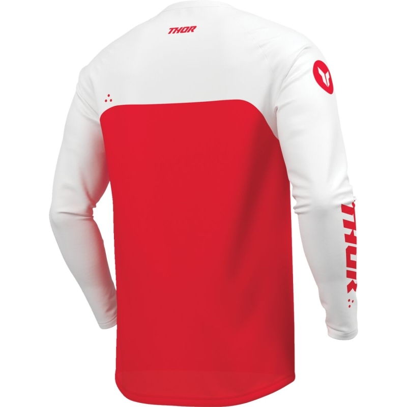 MAILLOT MOTOCROSS ENFANT THOR RIDEMODE MENACE ROUGE