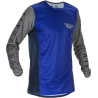 MAILLOT FLY KINETIC K121 2021 BLEU/NAVY/GRIS Maillot moto cross