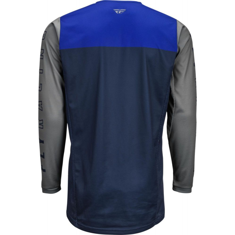 MAILLOT FLY KINETIC K121 2021 BLEU/NAVY/GRIS Maillot moto cross