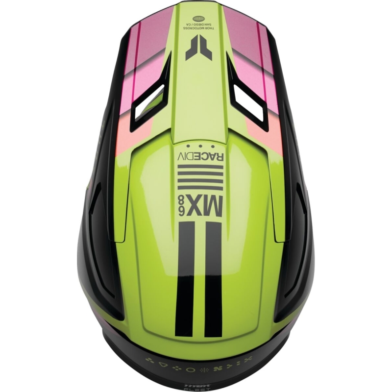CASQUE MOTOCROSS ENFANT THOR FLEET DEFY JAUNE