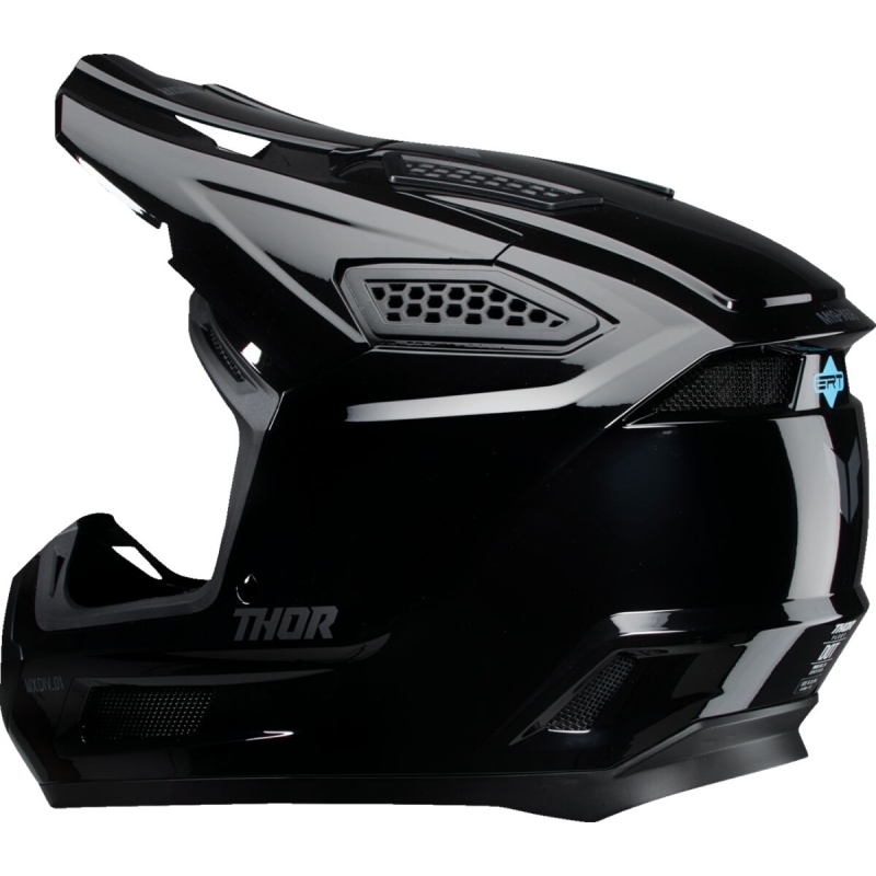 CASQUE MOTOCROSS THOR FLEET BLACKOUT NOIR BRILLANT