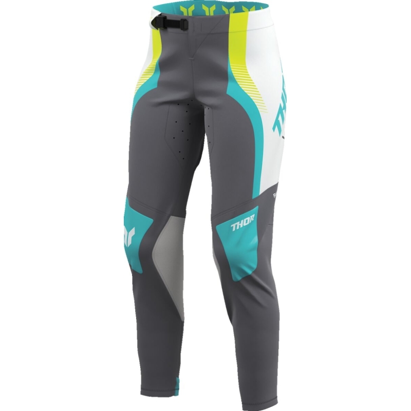 PANTALON MOTOCROSS FEMME THOR SPORTMODE VELOCITY BLEU