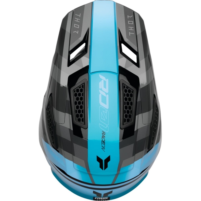 CASQUE CROSS THOR FLEET CAMBER BLEU