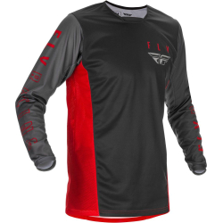 MAILLOT FLY KINETIC K121 2021 ROUGE/GRIS/NOIR Maillot moto cross