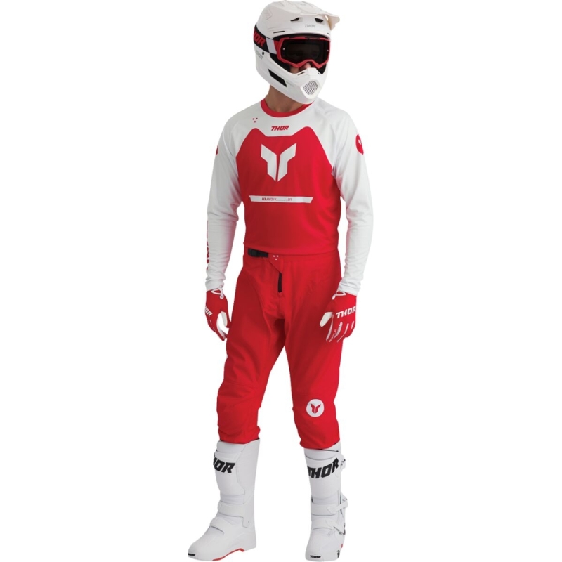 PANTALON CROSS THOR RIDEMODE MENACE ROUGE