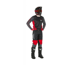 MAILLOT FLY KINETIC K121 2021 ROUGE/GRIS/NOIR Maillot moto cross