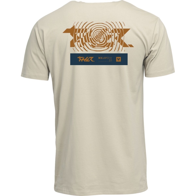 T-SHIRT MOTOCROSS THOR MIND CONTROL BLANC