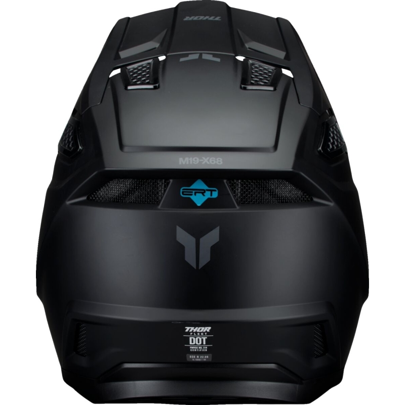 CASQUE CROSS THOR FLEET BLACKOUT NOIR MAT