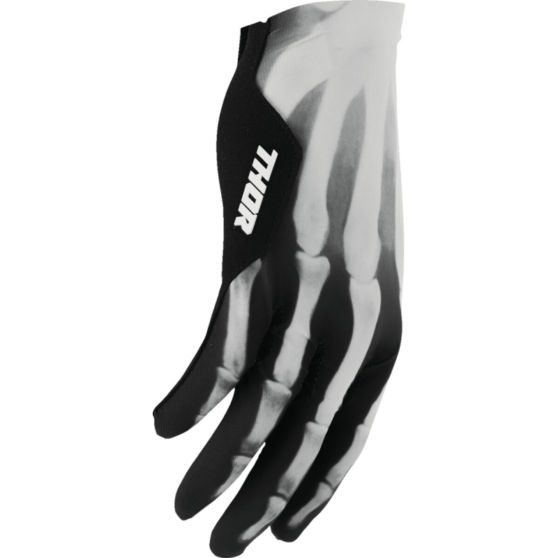 GANTS MOTOCROSS THOR SPORTMODE SKELETON HAND X-RAY NOIR/BLANC