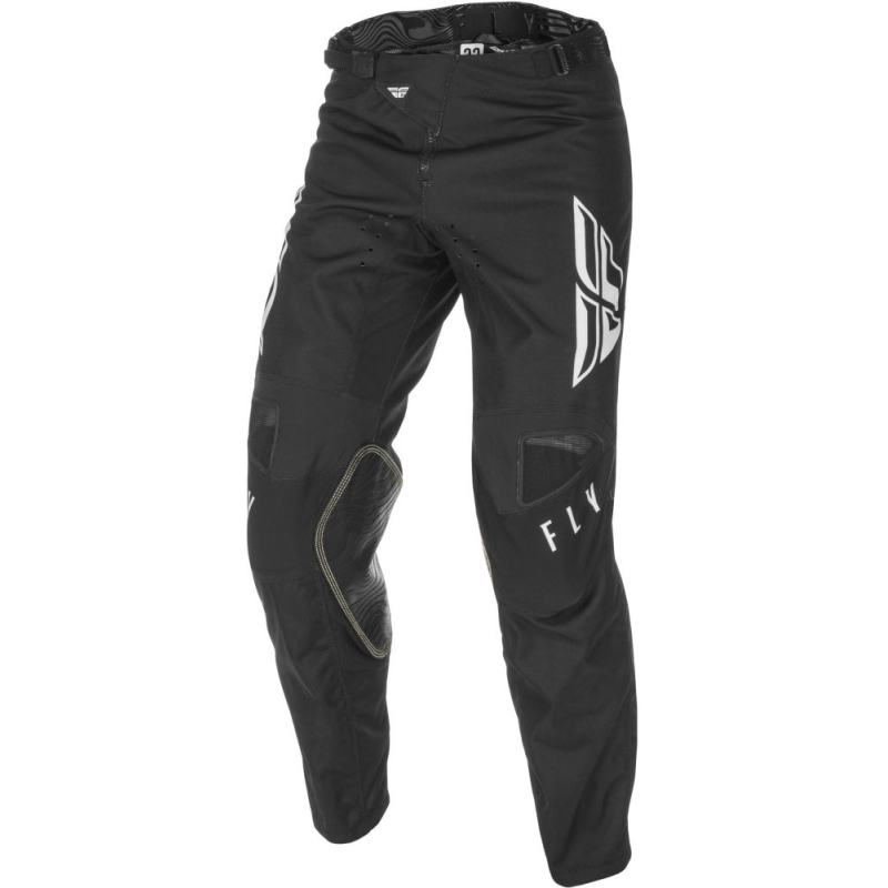 PANTALON FLY KINETIC K121 2021 NOIR/BLANC Pantalon moto cross enfant