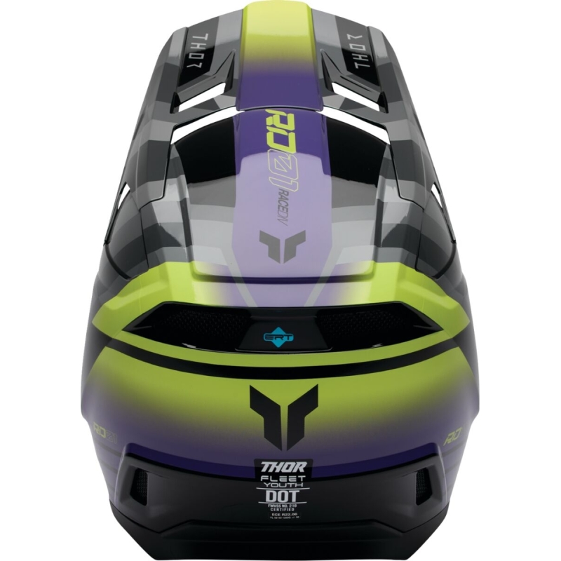 CASQUE CROSS ENFANT THOR FLEET CAMBER VIOLET