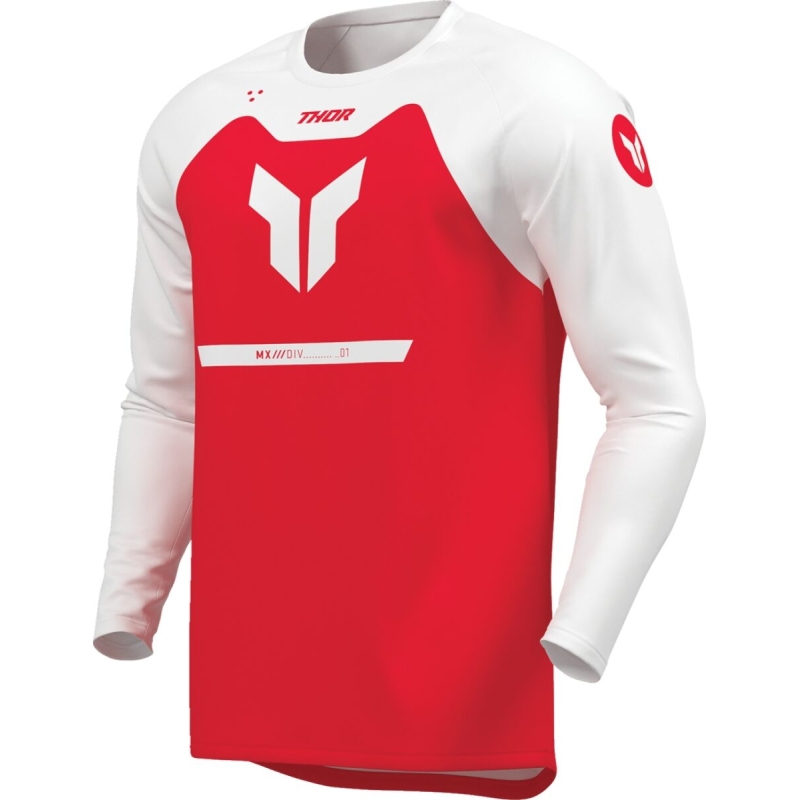 MAILLOT MOTOCROSS ENFANT THOR RIDEMODE MENACE ROUGE