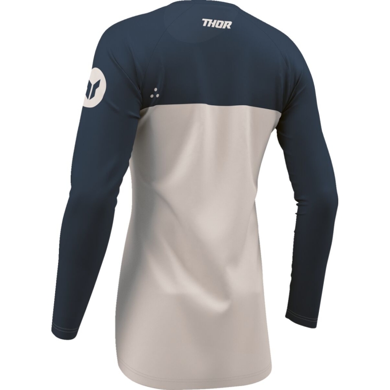 MAILLOT CROSS FEMME THOR RIDEMODE MENACE BLEU