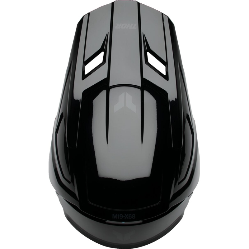 CASQUE ENFANT THOR FLEET BLACKOUT NOIR BRILLANT