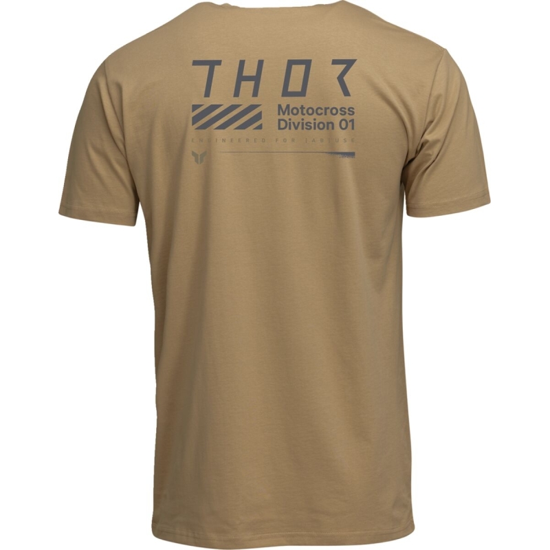 T-SHIRT THOR STAMP MARRON