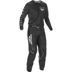 PANTALON FLY KINETIC K121 2021 NOIR/BLANC Pantalon moto cross enfant