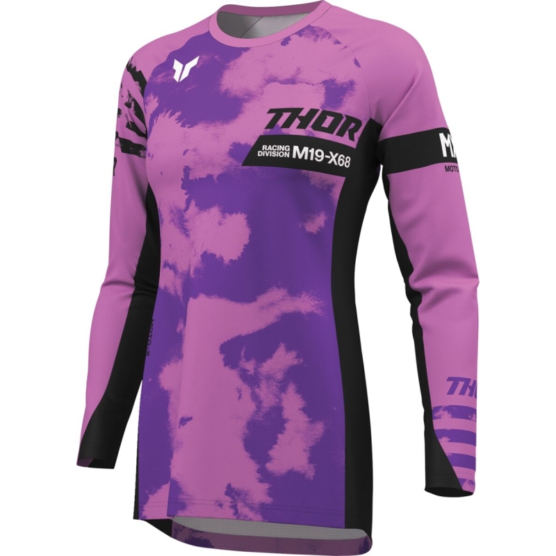 MAILLOT MOTOCROSS FEMME THOR LAUNCHMODE BLEACH ROSE