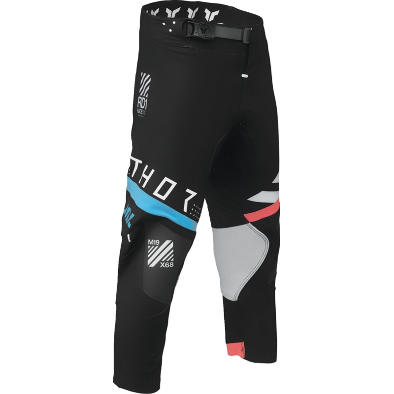 PANTALON MOTOCROSS ENFANT THOR SPORTMODE SYNTH NOIR