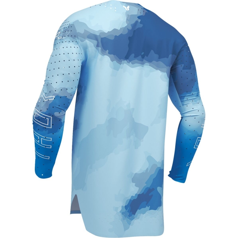 MAILLOT THOR SPORTMODE CARBON BLEU