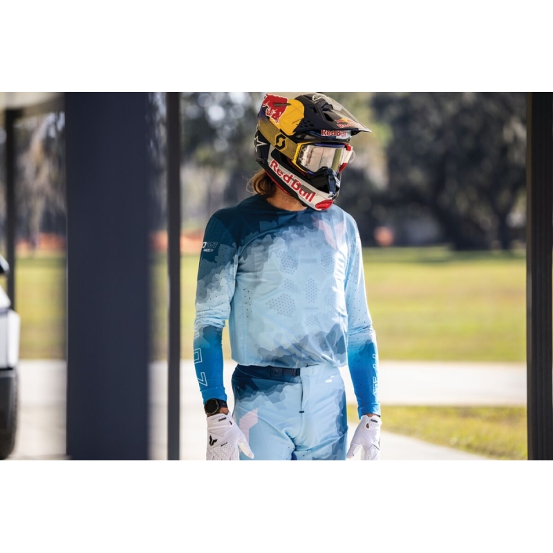 MAILLOT THOR SPORTMODE CARBON BLEU