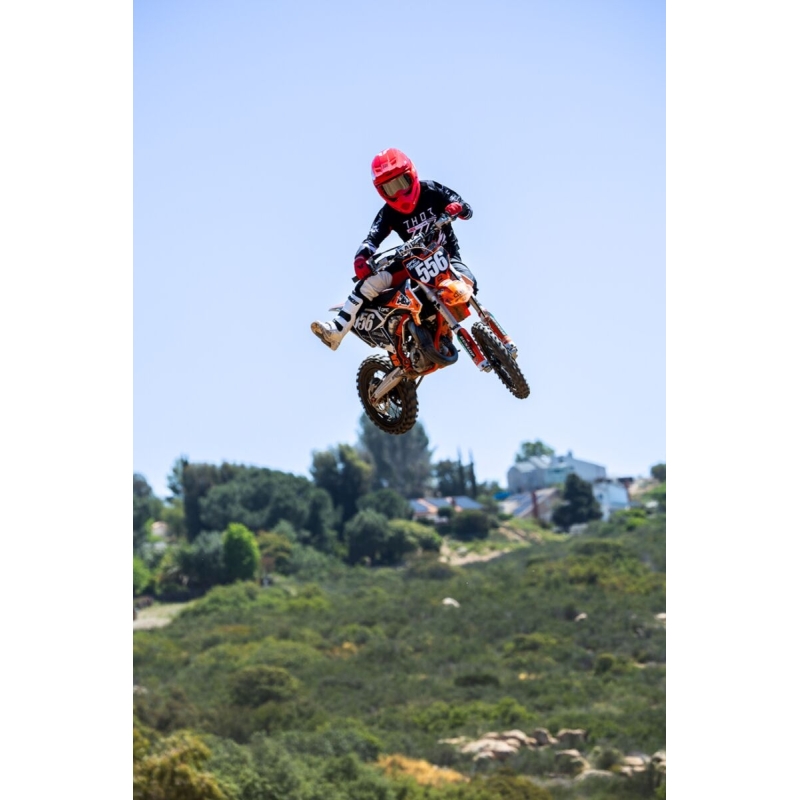 PANTALON MOTOCROSS THOR LAUNCHMODE FUTURA ROUGE