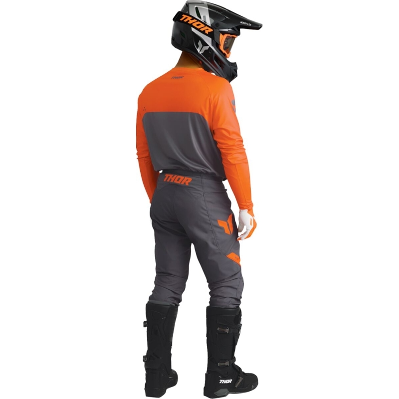 PANTALON MOTOCROSS THOR RIDEMODE MENACE GRIS FONCÉ