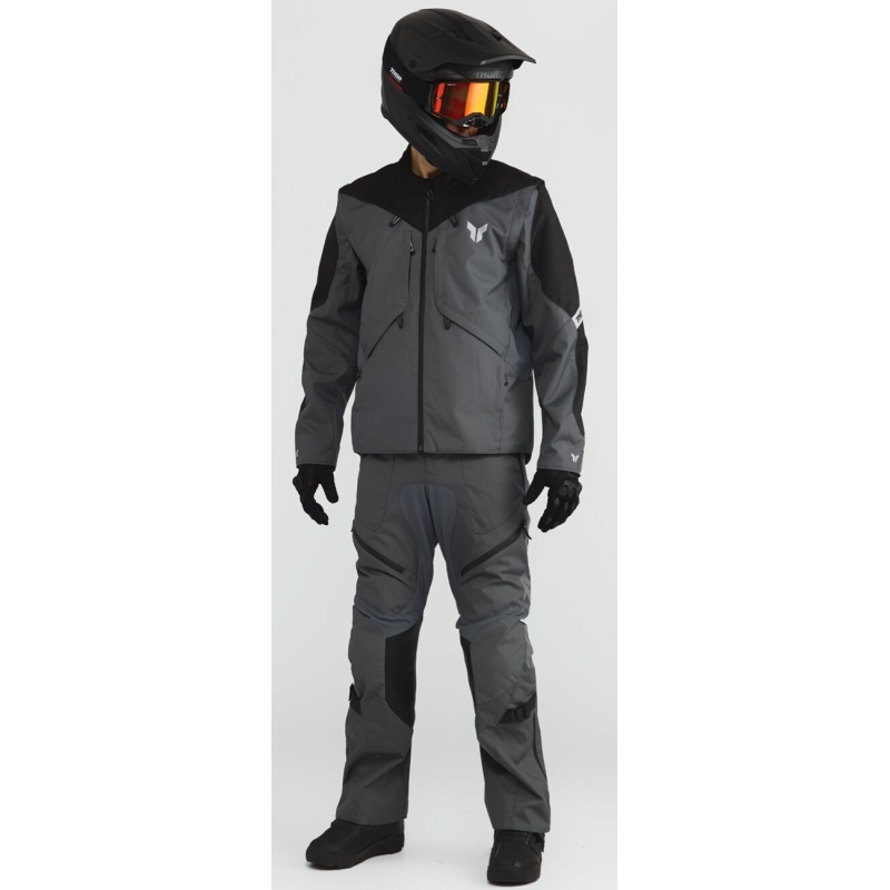 PANTALON CROSS THOR TERRAIN OVER-THE-BOOT GRIS FONCÉ