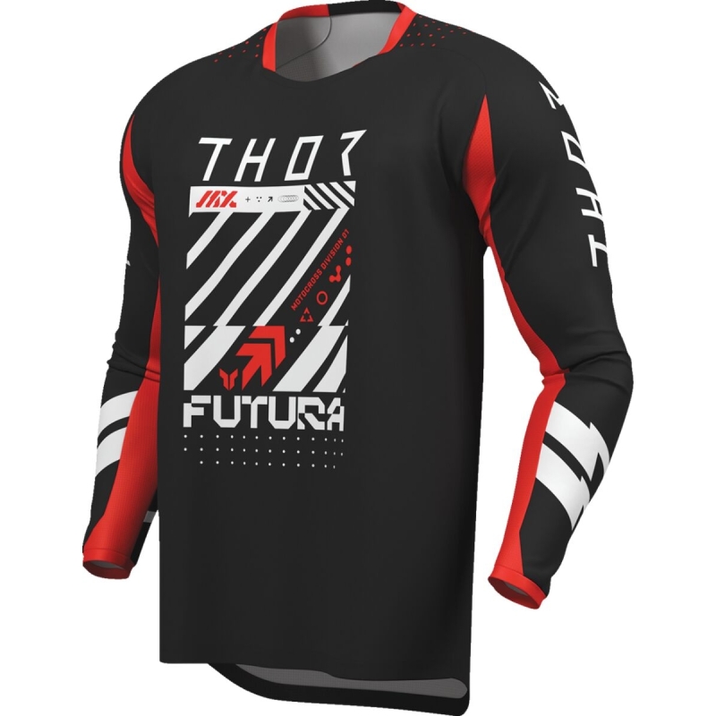 MAILLOT CROSS THOR LAUNCHMODE FUTURA ROUGE