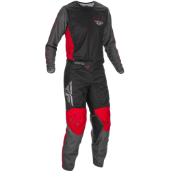 PANTALON FLY KINETIC K121 2021 ROUGE/GRIS/NOIR Pantalon moto cross enfant