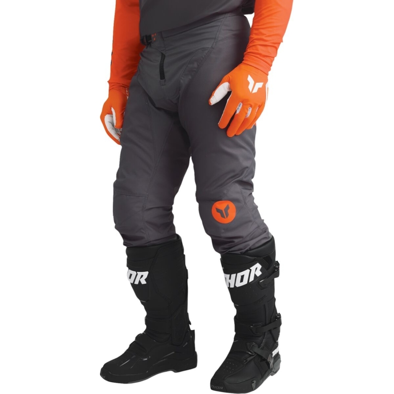 PANTALON MOTOCROSS THOR RIDEMODE MENACE GRIS FONCÉ
