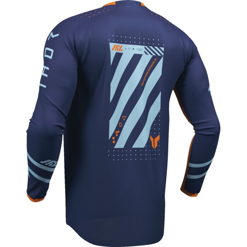 MAILLOT MOTOCROSS THOR LAUNCHMODE FUTURA BLEU