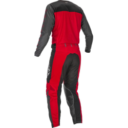 PANTALON FLY KINETIC K121 2021 ROUGE/GRIS/NOIR Pantalon moto cross enfant