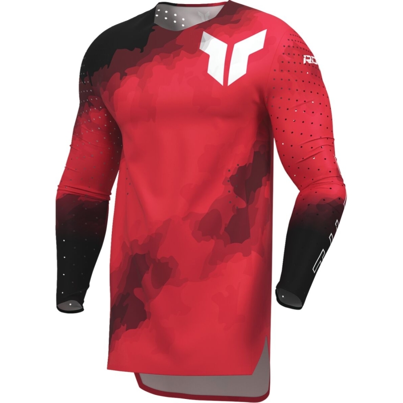MAILLOT CROSS THOR SPORTMODE CARBON ROUGE