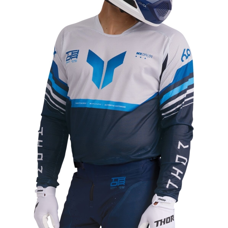 MAILLOT THOR LAUNCHMODE AIR RAPTOR BLEU