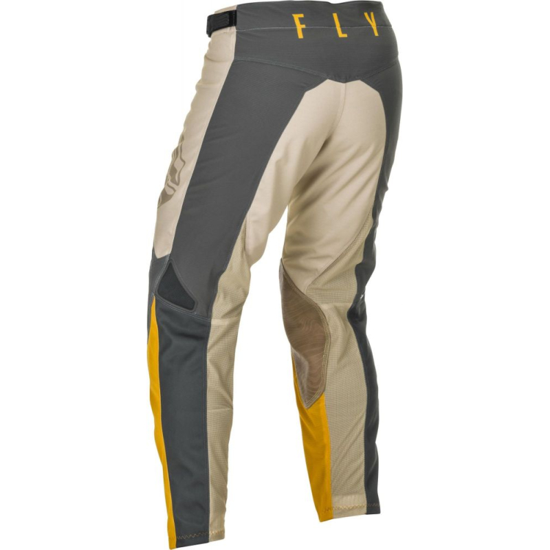 PANTALON FLY KINETIC K121 2021 MOUTARDE/STONE/GRIS Pantalon moto cross enfant