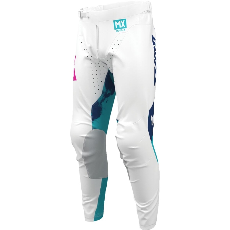 PANTALON MOTOCROSS THOR LAUNCHMODE BLEACH BLEU
