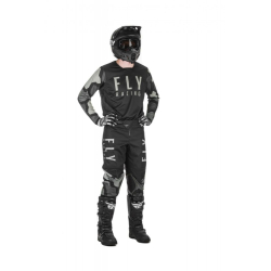 MAILLOT FLY KINETIC K221 2021 NOIR/GRIS Maillot moto cross