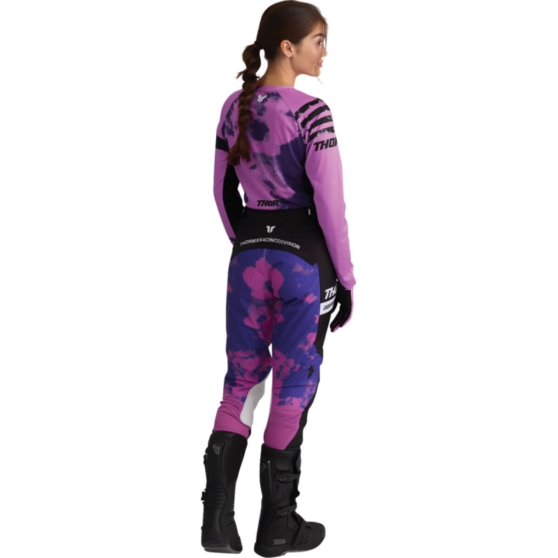 MAILLOT MOTOCROSS FEMME THOR LAUNCHMODE BLEACH ROSE