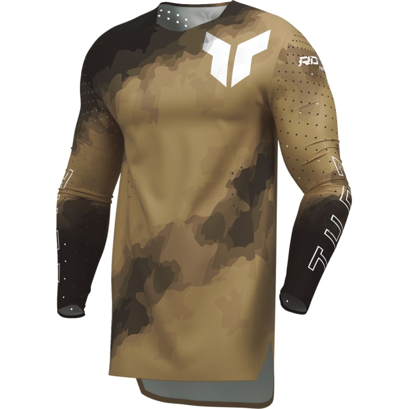 MAILLOT MOTOCROSS THOR SPORTMODE CARBON MARRON