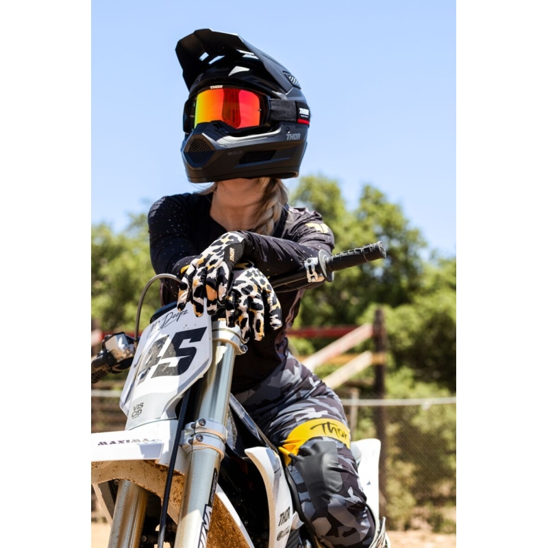 GANTS FEMME THOR SPORTMODE CHEETAH NOIR