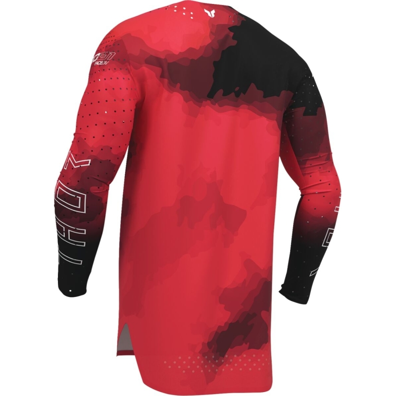 MAILLOT CROSS THOR SPORTMODE CARBON ROUGE