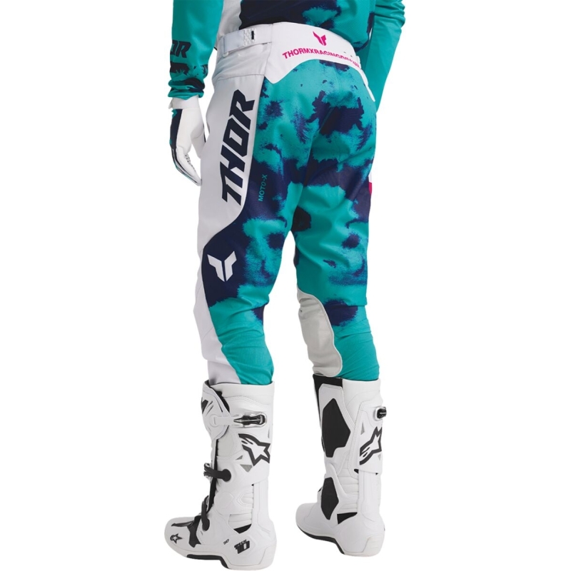 PANTALON MOTOCROSS THOR LAUNCHMODE BLEACH BLEU