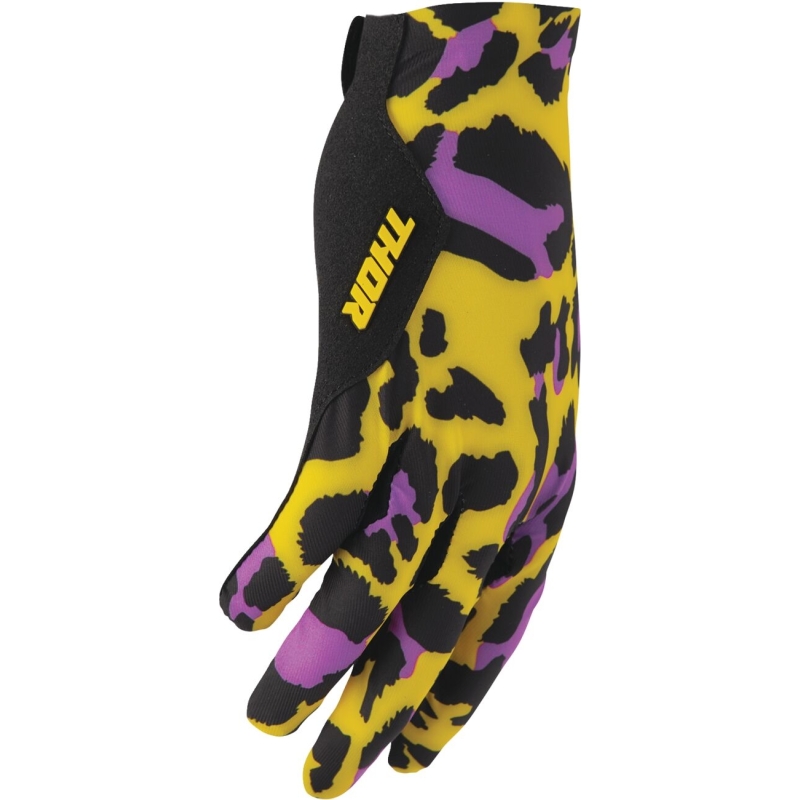 GANTS CROSS THOR SPORTMODE CHEETAH JAUNE