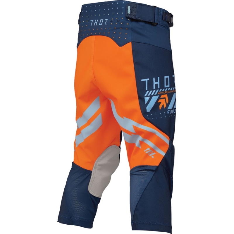 PANTALON MOTOCROSS ENFANT THOR LAUNCHMODE FUTURA BLEU FONCÉ