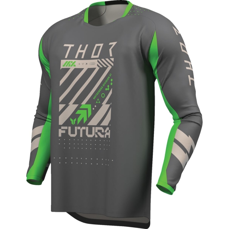 MAILLOT THOR LAUNCHMODE FUTURA GRIS FONCÉ