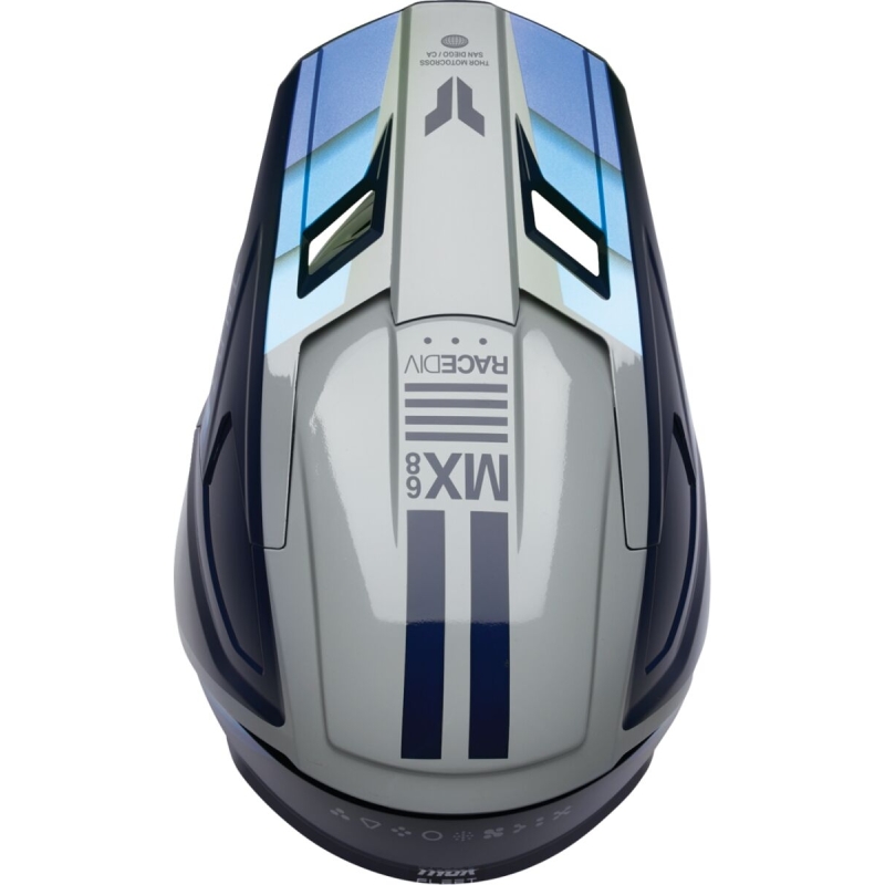 CASQUE CROSS ENFANT THOR FLEET DEFY BLEU