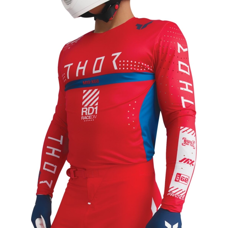 MAILLOT THOR SPORTMODE SYNTH ROUGE