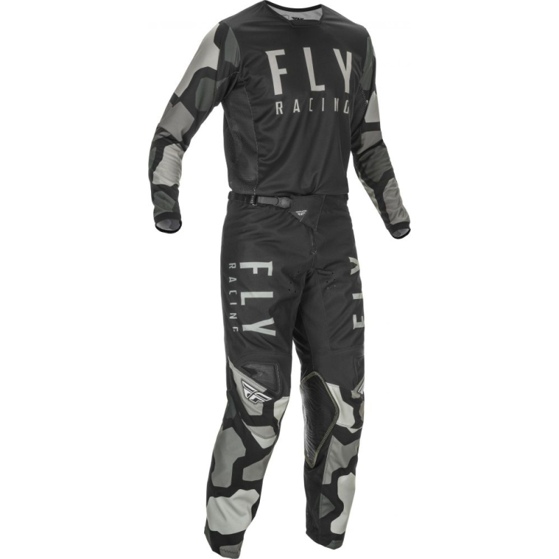PANTALON FLY KINETIC K221 2021 NOIR/GRIS Pantalon moto cross